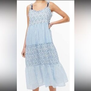 J. Crew tie sleeve maxi